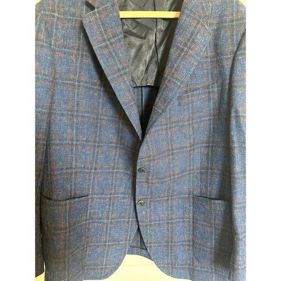 Peter Millar Plaid Two button Sport Coat - Picture 4 of 10